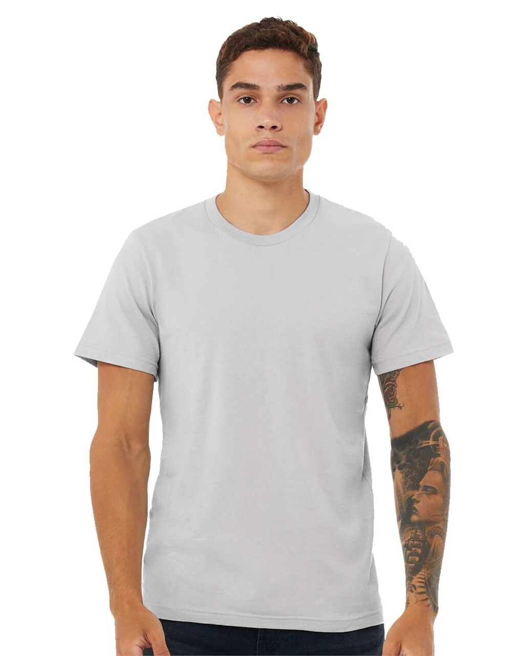 BELLA + CANVAS® Men’s Crewneck T Shirt, Premium Jersey Short Sleeve Tee for Everyday Wear